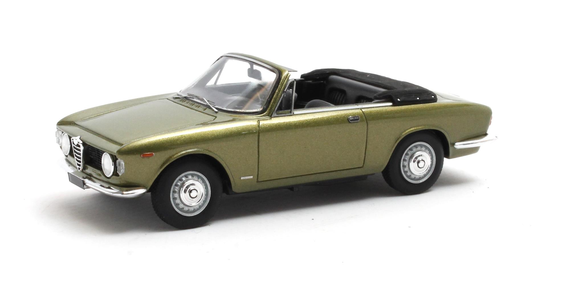 Alfa Romeo Giulia GTC Cabrio 1964 Groen Metallic - 1:43